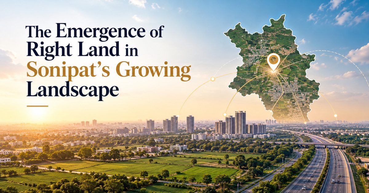 The Emergence of Right Land in Sonipat’s Growing Landscape